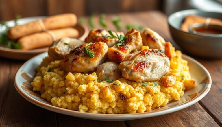 cornbread dressing with chicken